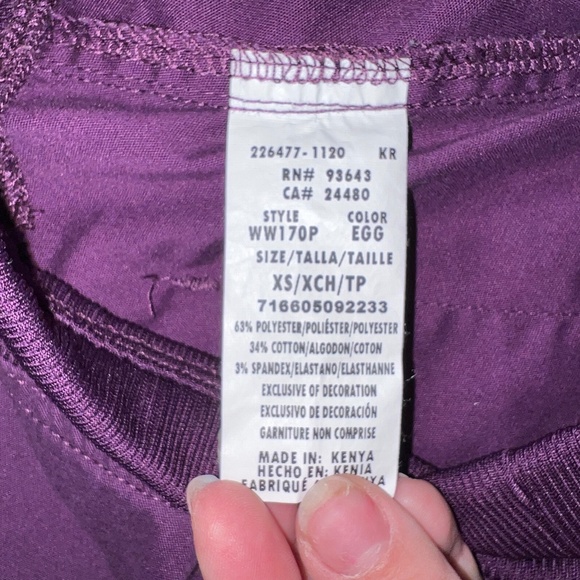 XS Cherokee Cargo Scrub Pants - Picture 6 of 6